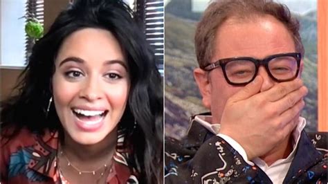 Camila Cabello laughs off wardrobe malfunction on The One Show